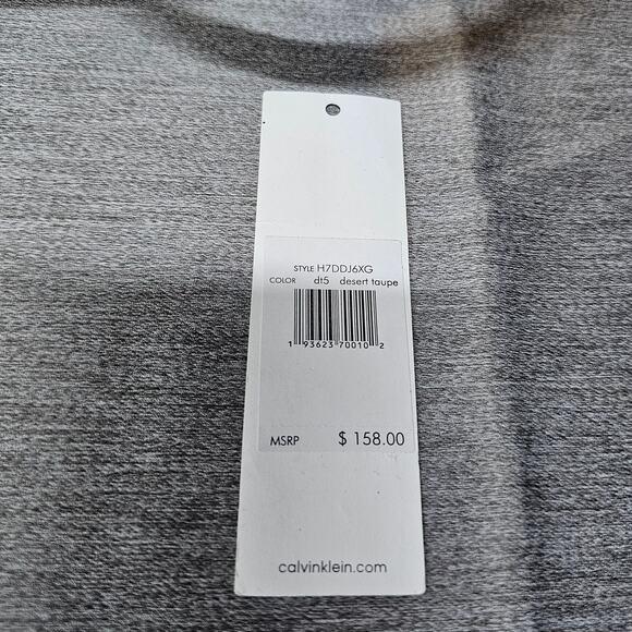 Authentic Calvin Klein Taupe/Tan/Beige Signature Satchel H7DDJ6XG - Picture 6 of 6